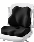ClimaX lumbar support cushion set in black